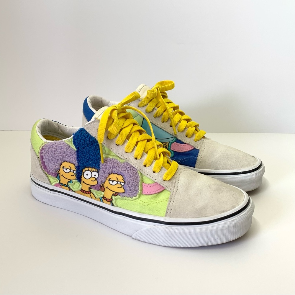 The Simpsons X Vans Ol Skool Shoe Women's 8 Men's 6.5 Bouviers Sisters Marge